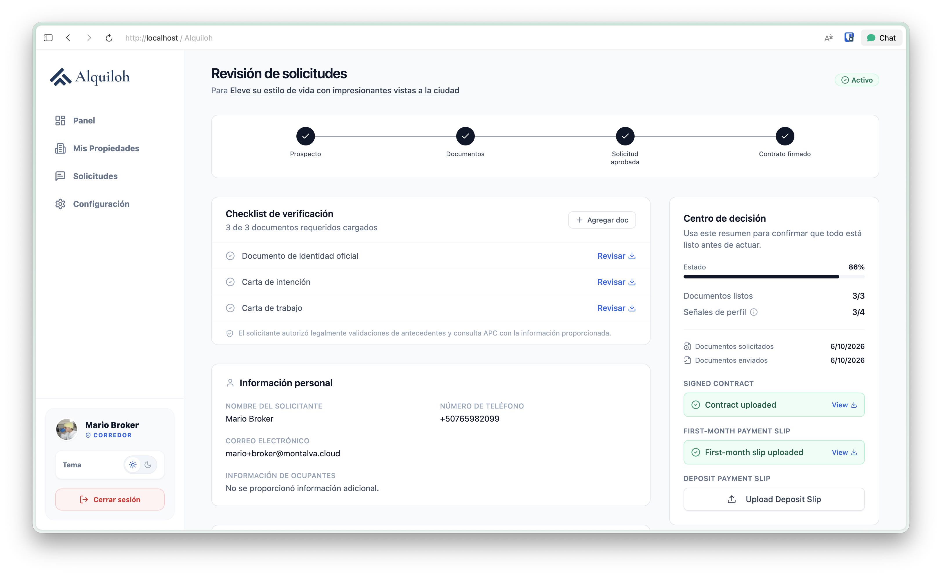 Expediente de alquiler — requisitos, documentos y alertas